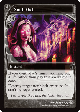 Magic mtg snuff out - -,