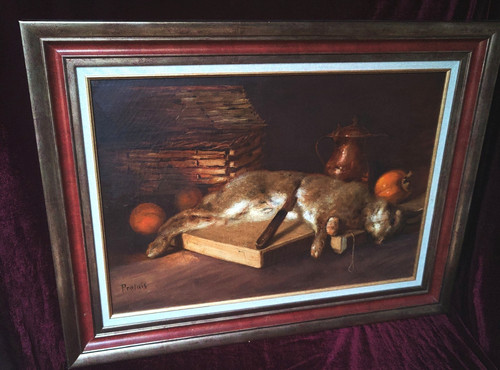 Tableau ancien peinture huile - tableau,
