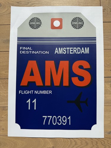 Graphic design poster luggage