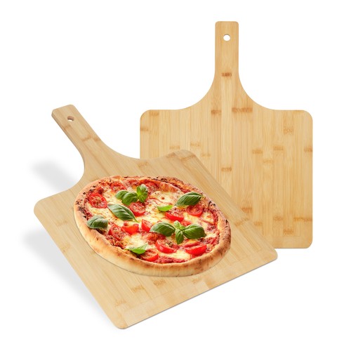 Pelle pizza planche en - pelle, à