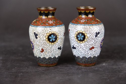 Paire vases anciens - paire,