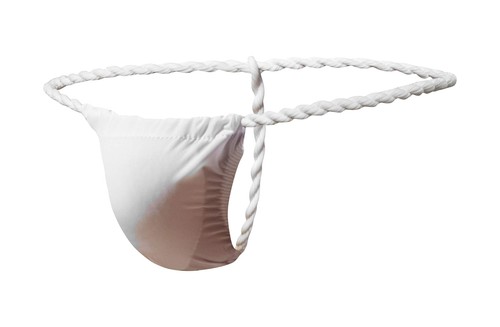 Hommes string soie - soie, glacée