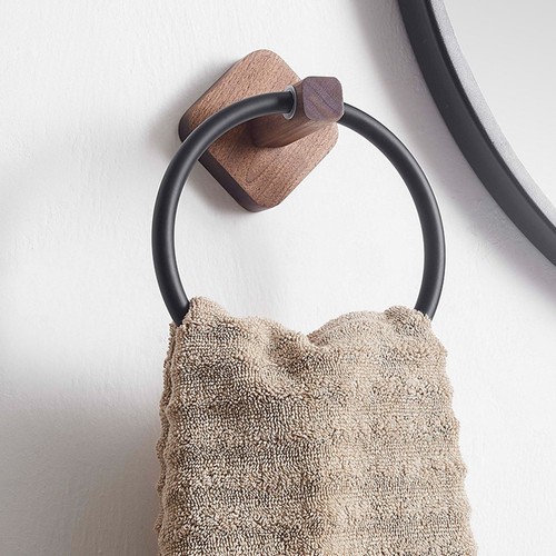 Porte serviettes face - porte-serviettes, bois