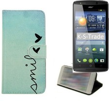 360° housse pour ACER Liquid E700 Trio smile Wallet Case protection Universal c