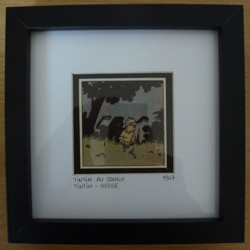 Tintin congo hergé savane - tintin,