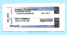 Licence Microsoft WINDOWS XP Edition Familiale