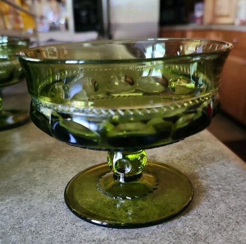 Vintage indiana green glass - indiana,