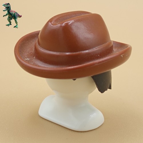 Playmobil chapeau brun avec - playmobil-chapeau,