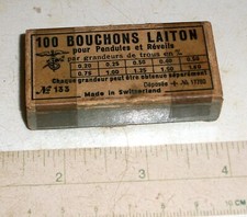 Swiss Bouchons Laiton Pendules