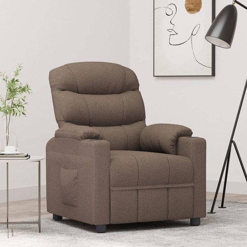 Fauteuil inclinable taupe - fauteuil,