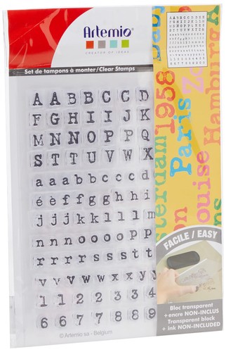 Tampon clear alphabet - tampon,