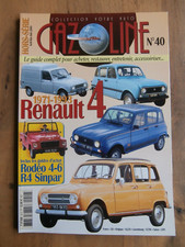 GAZOLINE HORS SERIE N° 40 Votre Auto - RENAULT 4 - 1971-1993