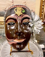 Ancien masque vénitien unique