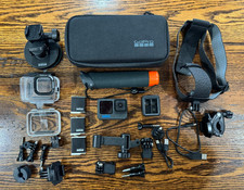 GoPro HERO 12 Black Camera W/ Case, Mounts, Headband, Batteries, Clamp ETC!!