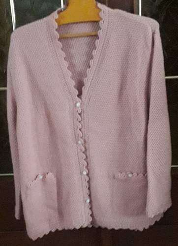 Cardigan tricoté main - , t
