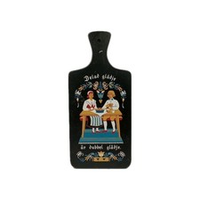 Swedish vintage plywood board decor; Folk style kitchen wall hanging.........106