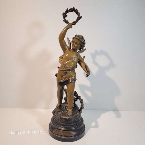 Sculpture ancienne angelot - sculpture,