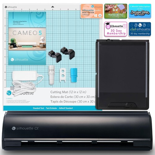 Silhouette black cameo 5α - black,