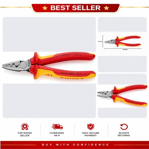Knipex pince sertir vde 180 - pince, à