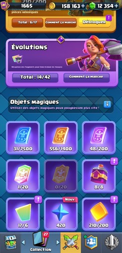 Collection 1665 compte rare - collection,