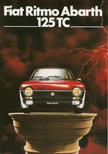 CATALOGUE  FIAT RITMO 125 TC