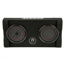 Kicker 48TRTP122 Car Audio Down Firing 12" Thin Sub Box w/ Passive Radiator
