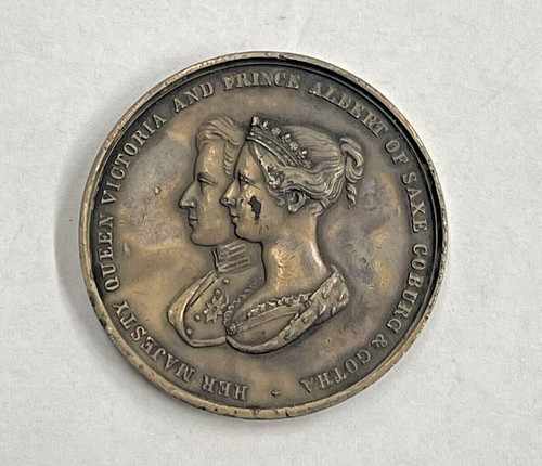 Wedding medal 1840 saxony - medal,