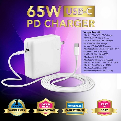 65w usb type ac - type, adapter