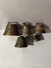 5 Anciennes Cloche Bronze