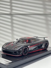 Koenigsegg CCX (Carbon Fiber/ Red Stripe) [Modèle VMB] échelle 1/18