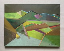 Pays Basque, huile sur toile