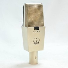 AKG C414EB Vintage Silver Condenser Microphone 1970s Used Rare