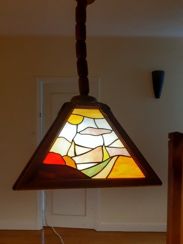 Luminaire vintage abat jour - luminaire, abat-jour