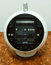 Rare white Weltron Model 2004 Space Age Mod Retro Stereo Radio - for parts