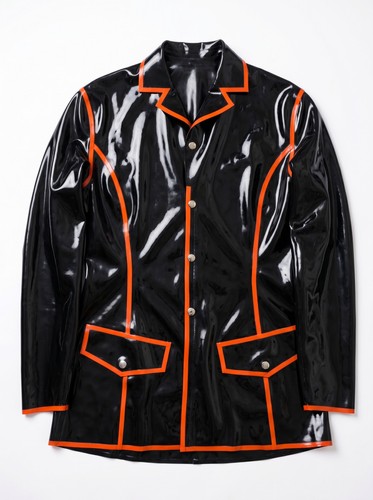 Neuf veste latex noir - neuf,