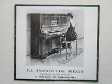 3/1925 PUB REGY PIANOLUDE PIANO MUSIC PIANIST KEYBOARD ORIGINAL FRENCH AD