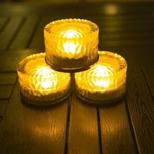 Lumières solaires en verre étanche pour jardin pelouse terrasse passerelle éc