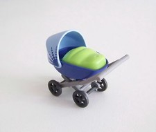 Playmobil (1528) CHILDREN - Blue Pram with Green Blanket 4408 4152