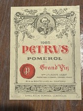 Grand Vin Pomerol 1985 Label - 75cl