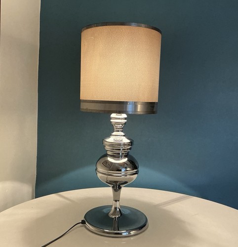 Lampe poser chromée - À,