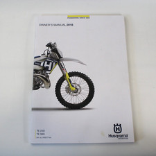 Genuine 2017 Husqvarna TE 250i / TE300i English Owners Manual 3402171