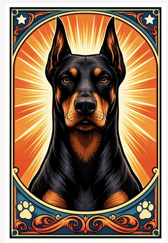 Affiche poster chien - poster,
