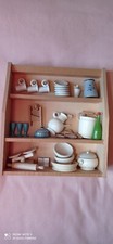 JOUET ANCIEN PETITE CUISINE EN BOIS ustensiles 
