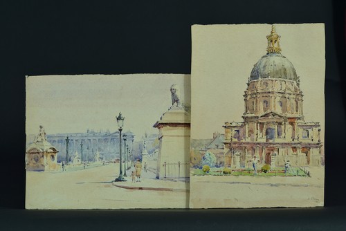 Tableau ancien vue animée - ,