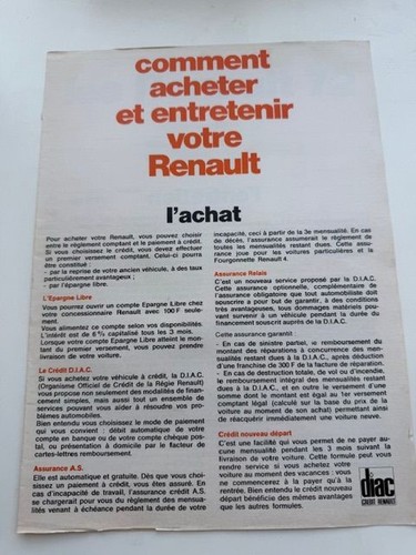 Feuillet 1972 comment acheter - feuillet,