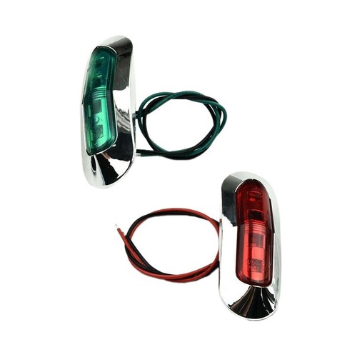 2pcs red green boat - 2pcs,