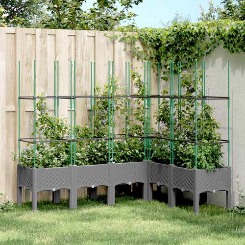 Jardinière avec treillis lit - jardinière,