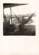 OLD PHOTOGRAPH 1953 GUIANA A MARIPA A CHILD IN HIS HAMMOCK