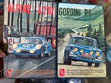 AMT T418 Alpine A210 & Gordini R8 COMBO Rally 1:24 KIT McM niob