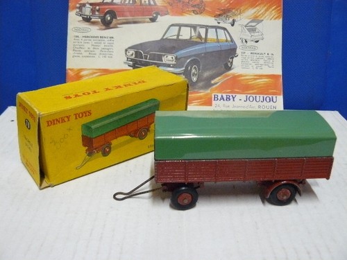 Dinky toys ancien - ancien, remorque